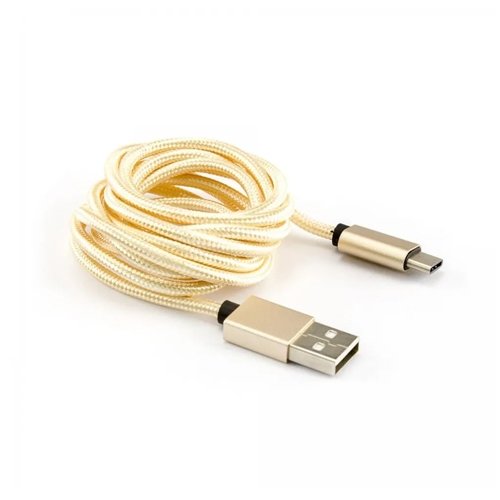 USB Ladekabel A-C 1,5M guld